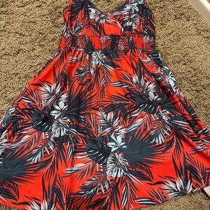 SHEIN Hawaiin Tropical Print Dress